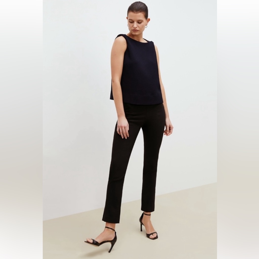 Nwt M.M. Lafleur The Foster Cigarette Pant Power Stretch Size 14 Blue
